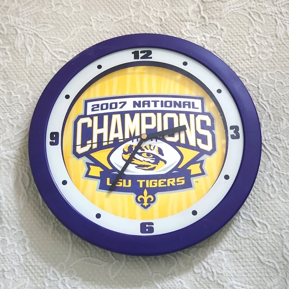 Vintage LSU 2007 National Championship Clock
